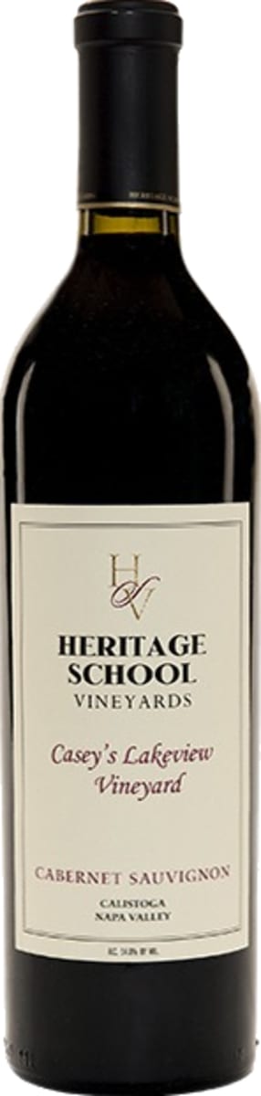 Heritage School Vineyards Lakeview Vineyard Cabernet Sauvignon (formerly Harris Estate) 2007  Front Bottle Shot