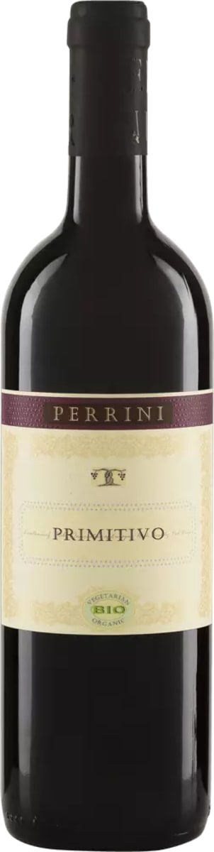 Perrini Primitivo 2021  Front Bottle Shot