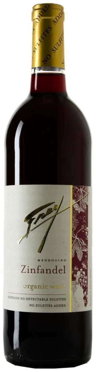 Frey Organic Zinfandel 2017 Front Bottle Shot