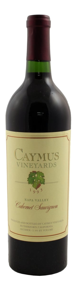 Caymus Napa Valley Cabernet Sauvignon 1995  Front Bottle Shot