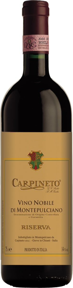 Carpineto Vino Nobile di Montepulciano Riserva 2013 Front Bottle Shot