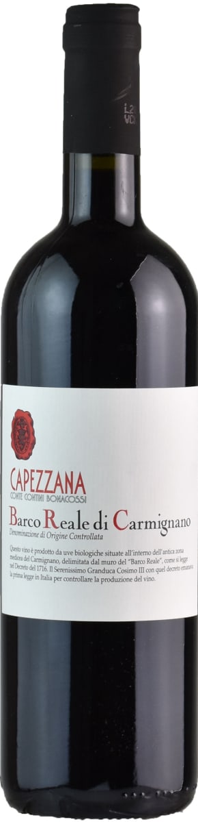 Capezzana Barco Reale di Carmignano 2019  Front Bottle Shot