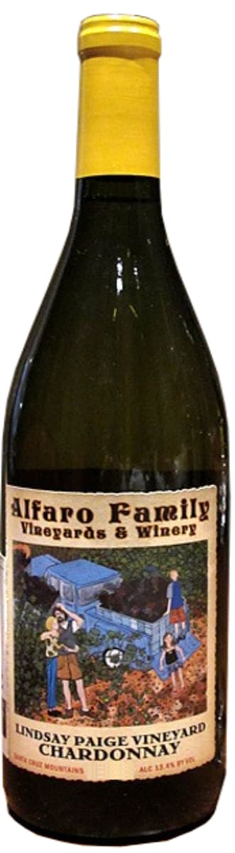 Alfaro Family Lindsay Paige Vineyard Chardonnay 2017  Front Bottle Shot