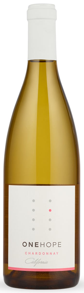 ONEHOPE California Chardonnay 2015 Front Bottle Shot