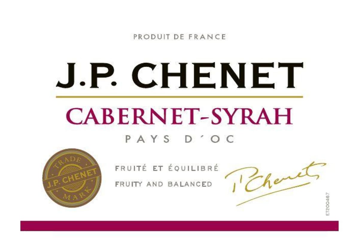 Chenet Cabernet Sauvignon  Syrah 2016  Front Label