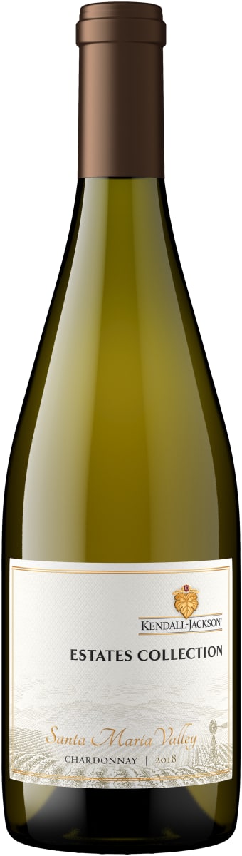 Kendall-Jackson Estates Collection Santa Maria Valley Chardonnay 2018  Front Bottle Shot