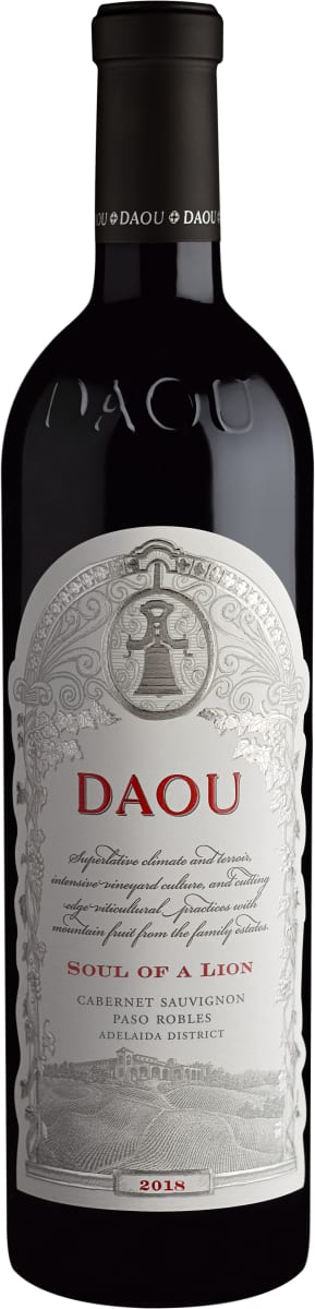 DAOU Soul of a Lion 2018  Front Bottle Shot