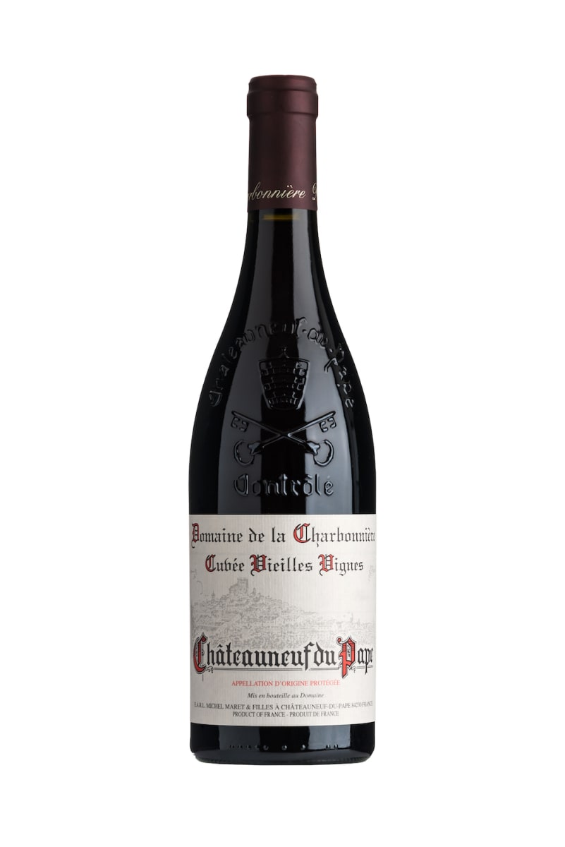 Domaine de la Charbonniere Chateauneuf-du-Pape Vieilles Vignes 2017  Front Bottle Shot