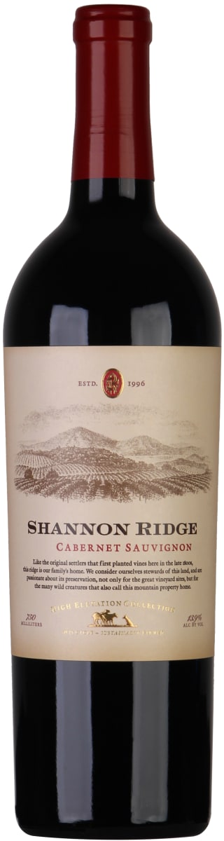 Shannon Ridge High Elevation Cabernet Sauvignon 2015 Front Bottle Shot