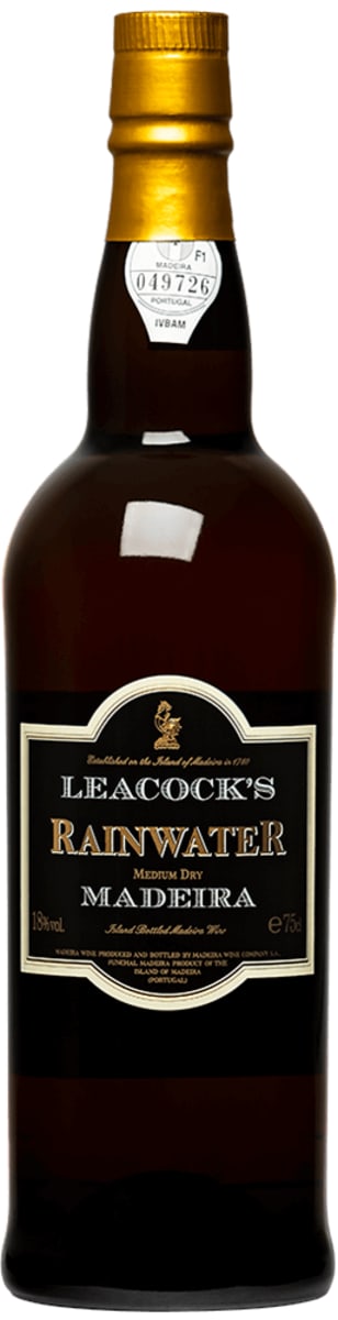 Leacock's Rainwater Medium Dry Madeira  Front Bottle Shot