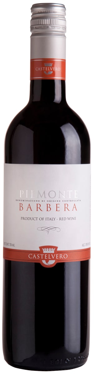 Castelvero Barbera 2015 Front Bottle Shot