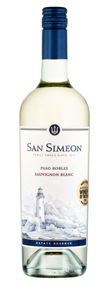 San Simeon Sauvignon Blanc 2020  Front Bottle Shot