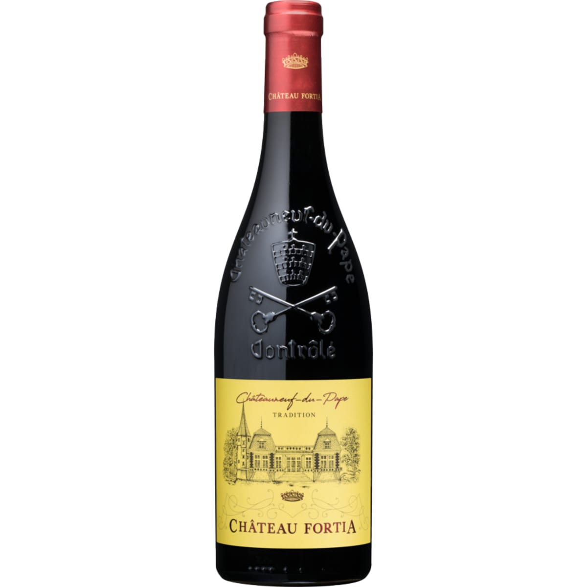 Chateau Fortia Tradition Chateauneuf-du-Pape 2018  Front Bottle Shot