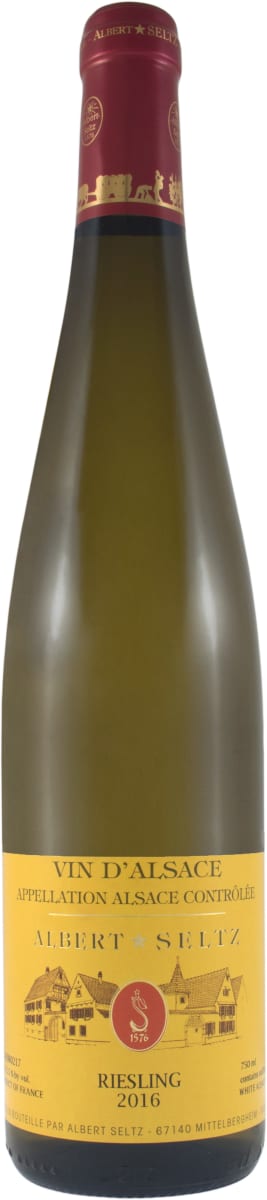 Albert Seltz Reserve Riesling 2016  Front Bottle Shot