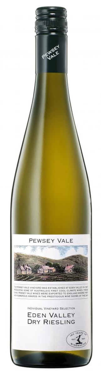 Pewsey Vale Eden Valley Dry Riesling 2021  Front Bottle Shot