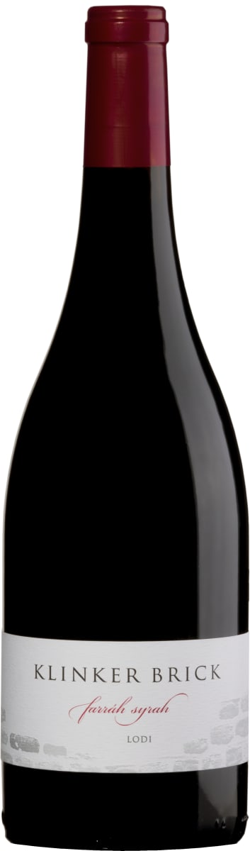 Klinker Brick Lodi Farrah Syrah 2019  Front Bottle Shot