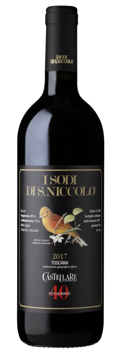 Castellare I Sodi S. Niccolo 2017  Front Bottle Shot