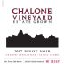 Chalone Estate Pinot Noir 2007 Front Label