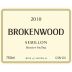 Brokenwood Hunter Valley Semillon 2010 Front Label