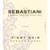 Sebastiani Sonoma Coast Pinot Noir 2009 Front Label