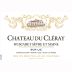 Sauvion Chateau du Cleray Sevre et Maine Muscadet 2009 Front Label