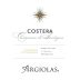 Argiolas Costera 2010 Front Label