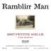 Ramblin' Man Petite Sirah 2007 Front Label