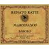 Renato Ratti Marcenasco Barolo 2009 Front Label