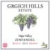 Grgich Hills Estate Zinfandel 2010 Front Label