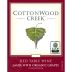 CottonWood Creek Red 2013 Front Label