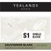 Yealands Estate Single Block S1 Sauvignon Blanc 2014 Front Label