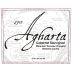 Agharta Mountain Terraces Cabernet Sauvignon 2010 Front Label