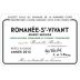 Domaine de la Romanee-Conti Romanee St. Vivant Grand Cru 2012 Front Label