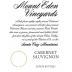 Mount Eden Vineyards Estate Cabernet Sauvignon 2012 Front Label