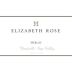 Elizabeth Rose Merlot 2014 Front Label
