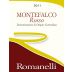 Romanelli Montefalco Rosso 2011 Front Label