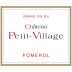 Chateau Petit Village  2011 Front Label