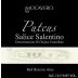 Mocavero Salice Salentino Puteus Riserva 2007 Front Label