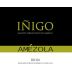 Bodegas Amezola de la Mora Indigo Blanco 2010 Front Label