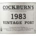 Cockburn's Vintage Port 1983 Front Label