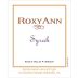 RoxyAnn Syrah 2011 Front Label