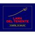 Castel di Salve Salento Lama del Tenente Rosso 2003 Front Label