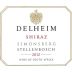Delheim Wines Shiraz 2012 Front Label