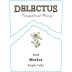 Delectus Merlot 2009 Front Label