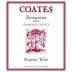 Coates Vineyards Organic Zinfandel 2012 Front Label