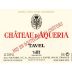 Chateau D'Aqueria Tavel Rose 2017 Front Label