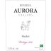 Vinicola Aurora Reserva Merlot 2011 Front Label