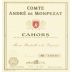 Vinovalie Cahors Les Cotes d'Olt Comte Andre de Monpezat 2007 Front Label