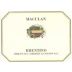 Maculan Brentino di Breganze Merlot 2000 Front Label