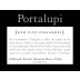 Portalupi Dolinsek Ranch Old Vine Zinfandel 2012 Front Label